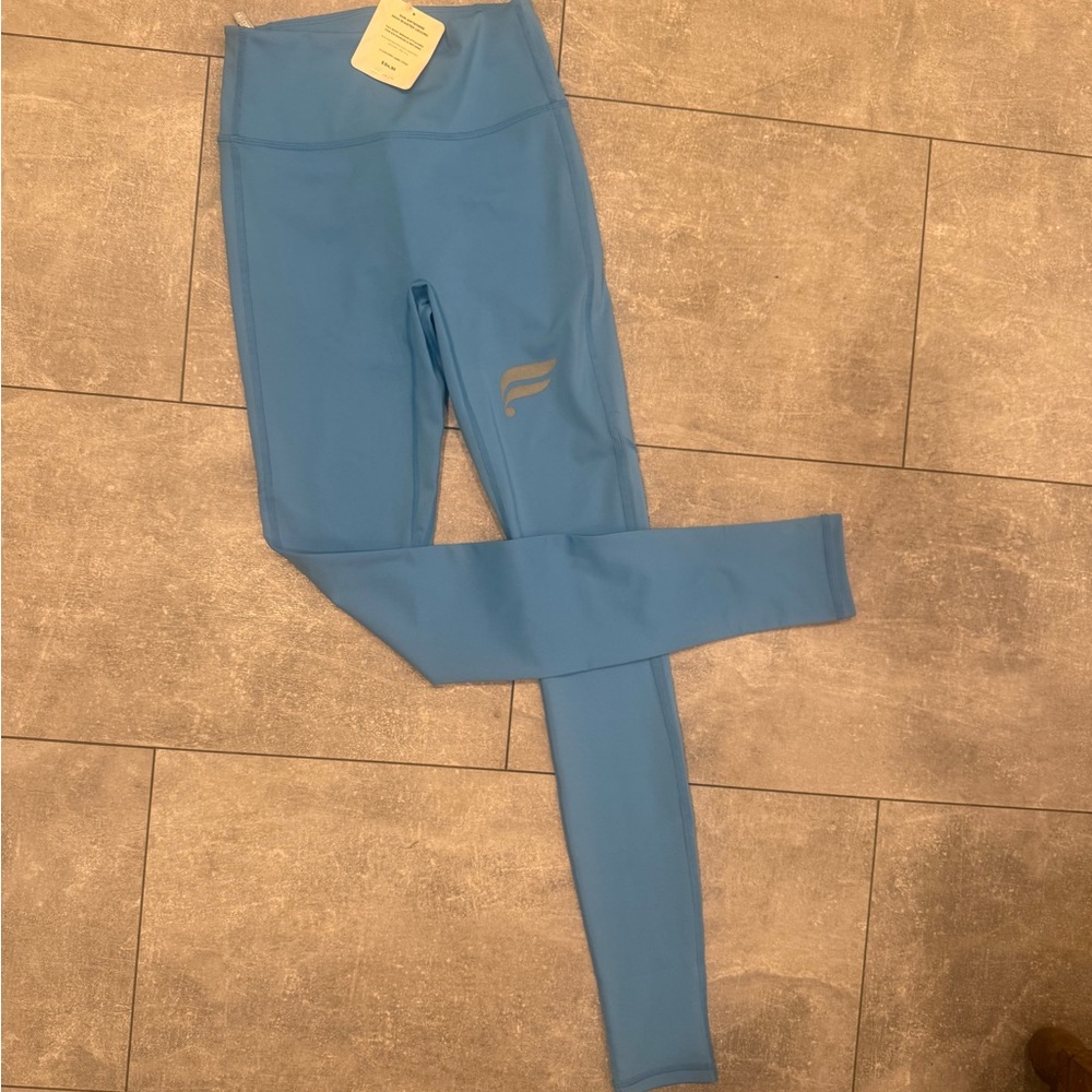 Fabletics Sky Blue High-Waisted Leggings